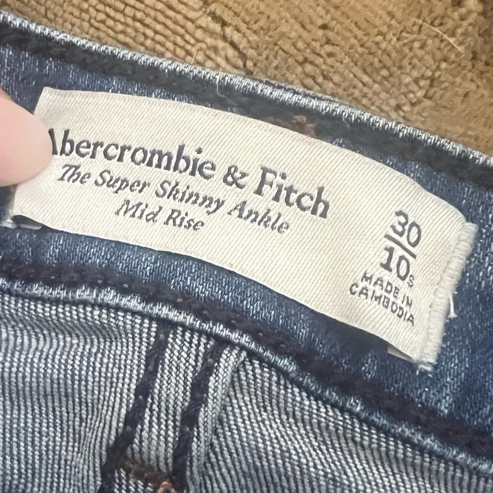 Abercrombie & Fitch Mid-Rise Super skinny Ankle
